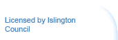 Licensed by Islington